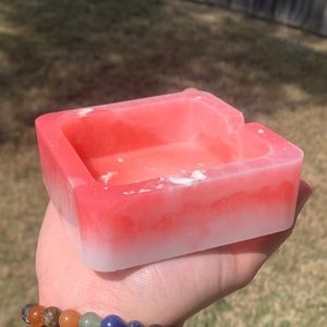 Hand Made Resin Tray or Ashtray